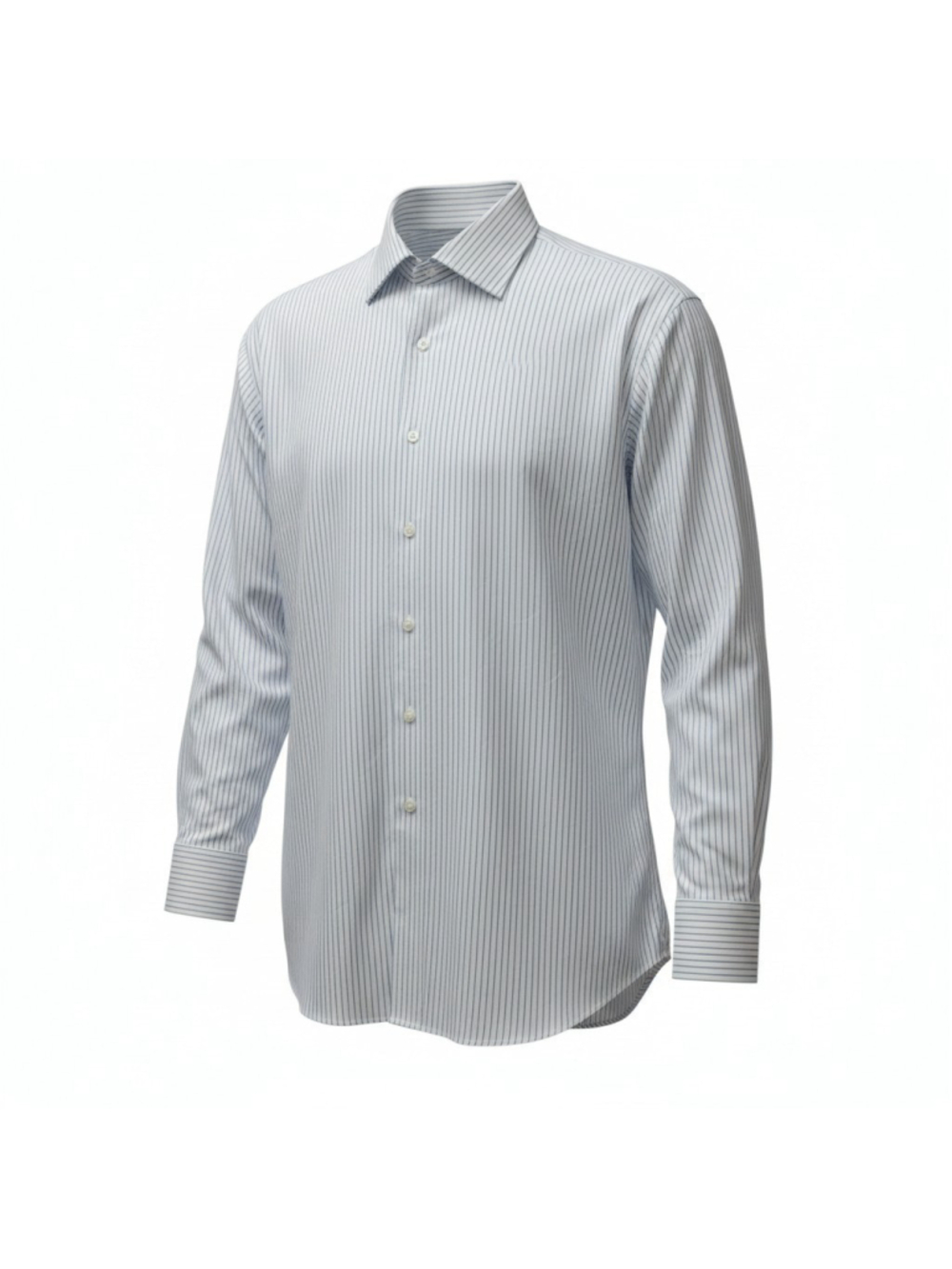 John W. Nordstrom Men's 100% Egyptian Cotton Stripe Dress Shirt Size 16-34 NWT
